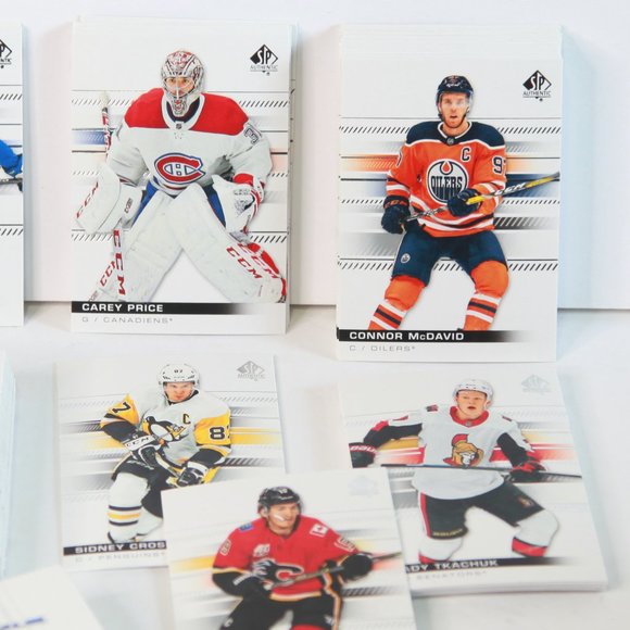 2019/20 Upper Deck SP Authentic Base Set 1-100 NHL Hockey Cards *Superstars* - Picture 3 of 3